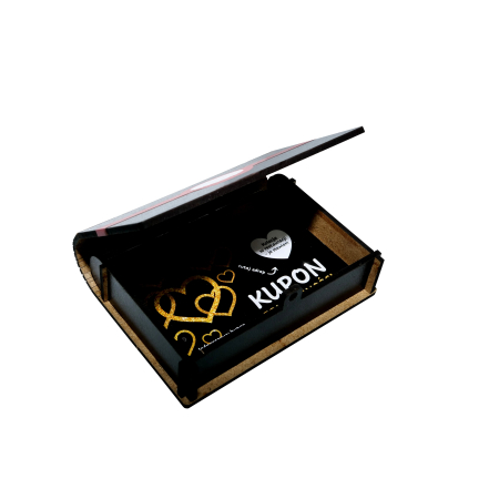 Kupony Przyjemności Zdrapki VOUCHER 25x w pudełku dla niej niego dla ukochanej na każdą okazje